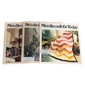 Vintage Needlecraft For Today Magazines - 1980 Collection For Needlework Lovers